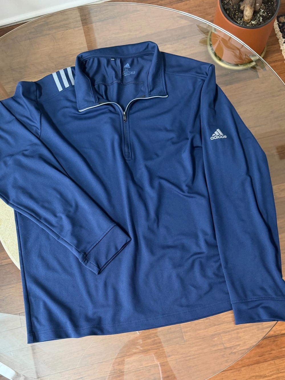 Adidas Men’s Quarter Zip Pullover Jacket